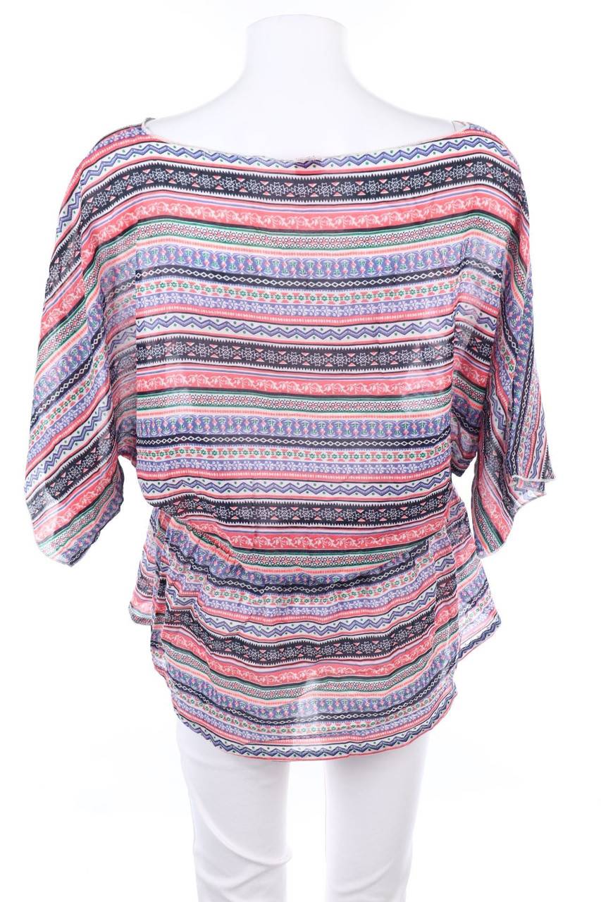 Carou s.Oliver Print-Bluse mit Batwing-Ärmeln Bis zu 55% Rabatt