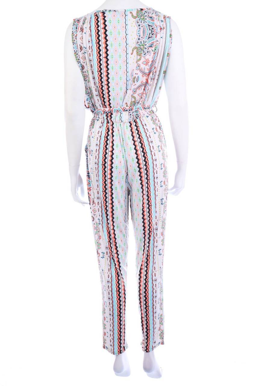 Carou SECONDHAND Jumpsuit mit Print 50% Rabatt mit kostenlosem Versand