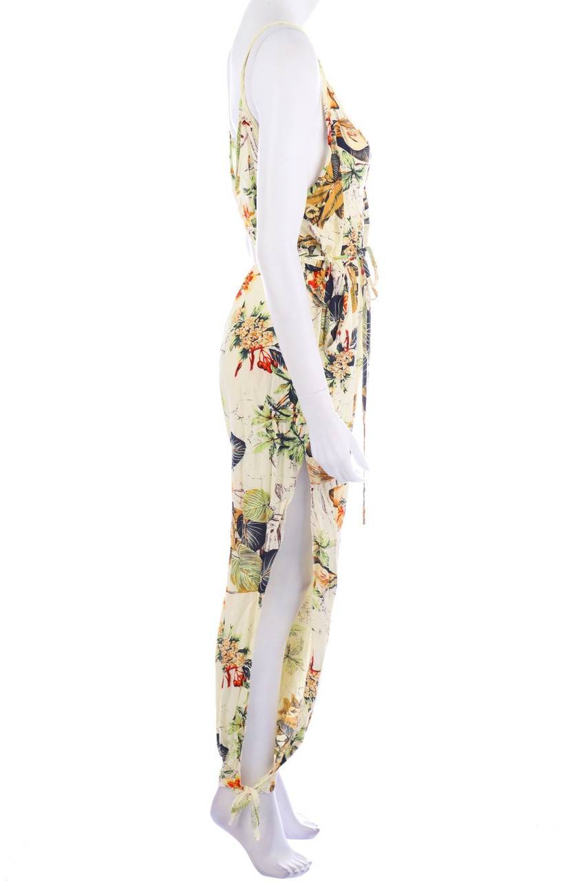 Carou Ohne Label Jumpsuit mit Blumen-Print Clearance-Verkauf