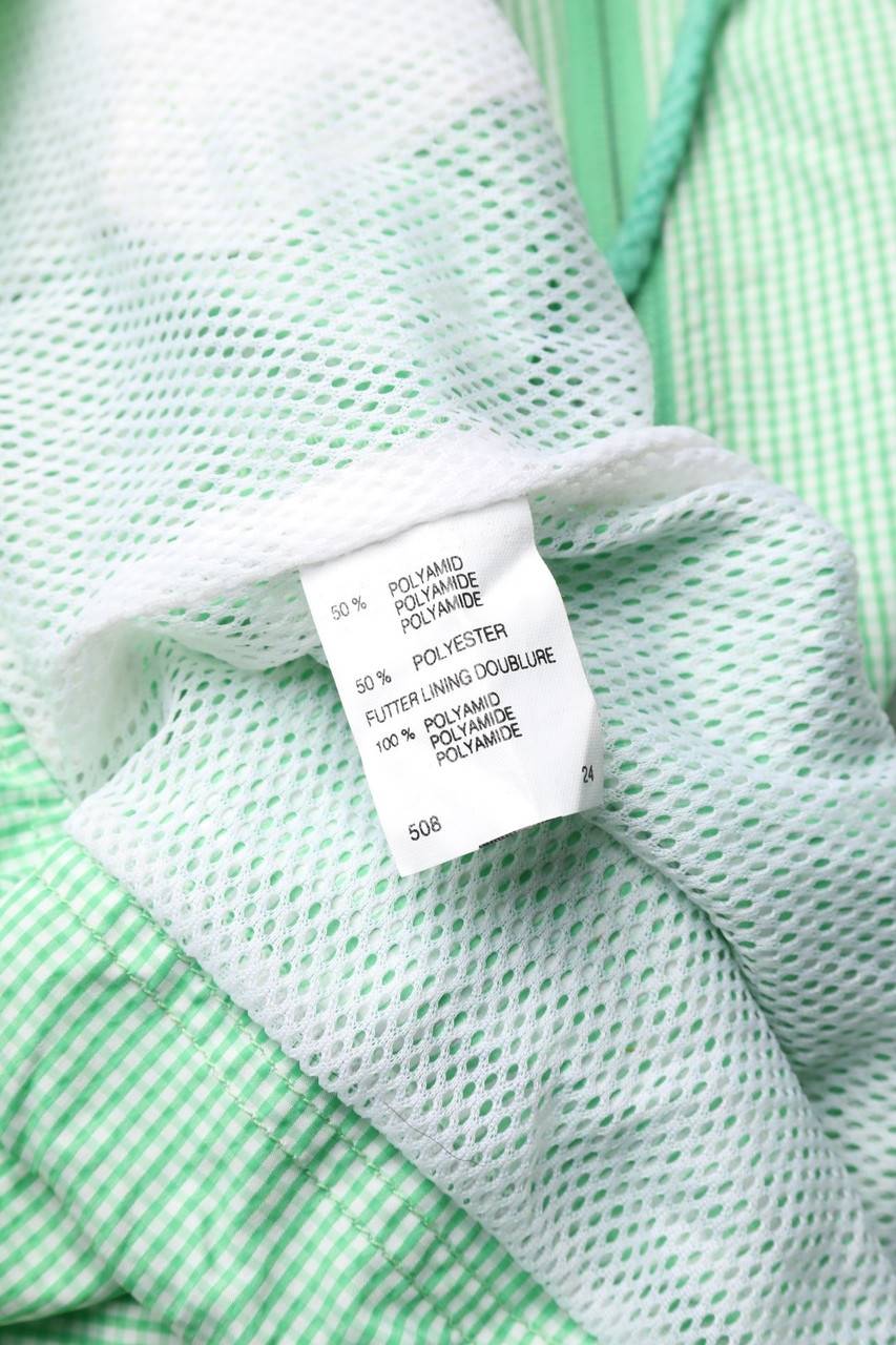 Carou mäser Karo-Regen-Jacke mit Logo-Stickerei Begrenzt auf 3 Tage