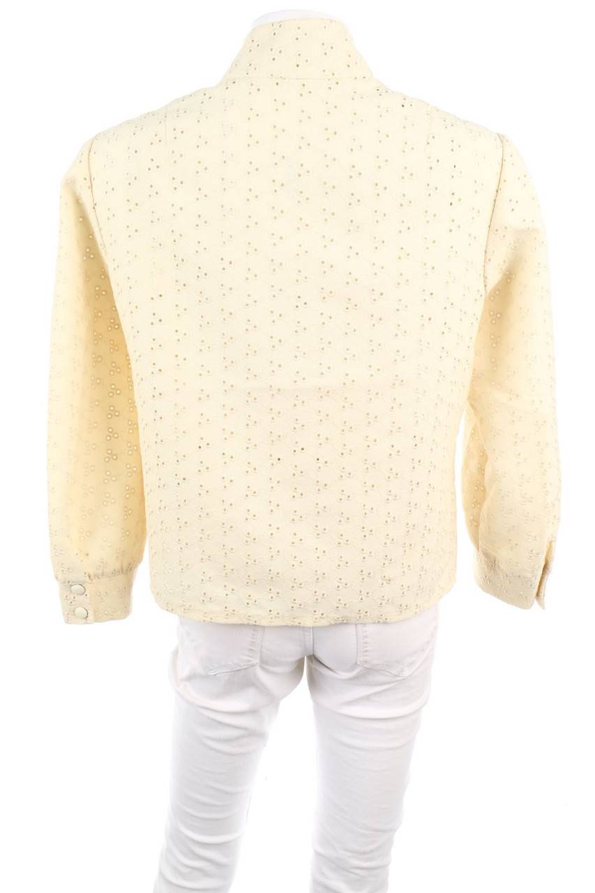 Carou VINTAGE Blazer-Jacke mit Lochspitze im Angebot