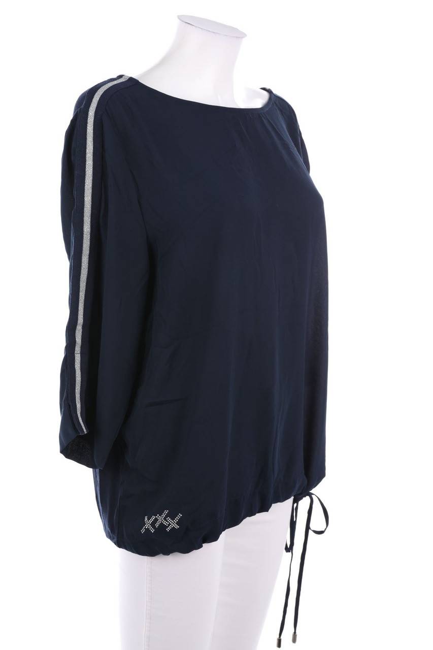 Carou monari Bluse mit 3/4-Ärmel mit Tunnelzug Top Angebot