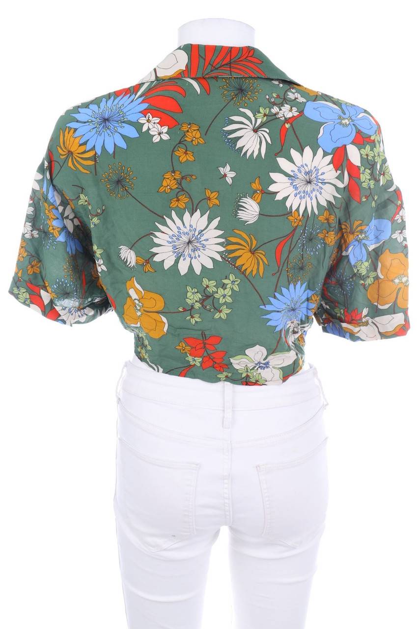 Carou KOTON Kurzarm-Bluse zum Knoten Neueste Stile