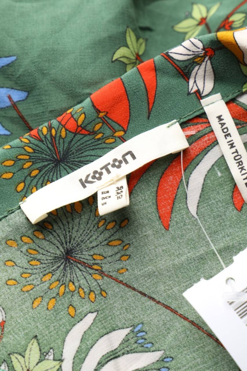 Carou KOTON Kurzarm-Bluse zum Knoten Neueste Stile