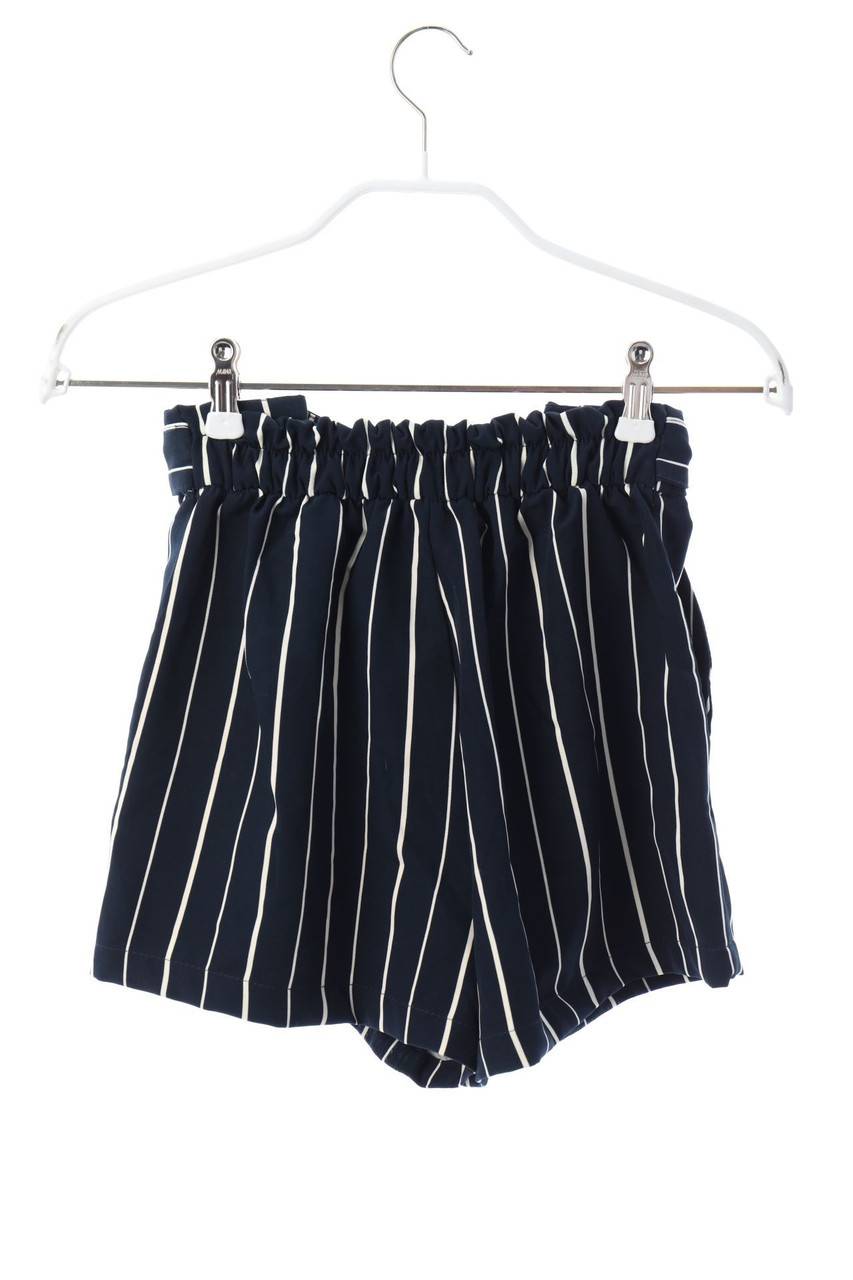 Carou PULL&BEAR Paperbag-Hotpants mit Streifen Super Rabatt