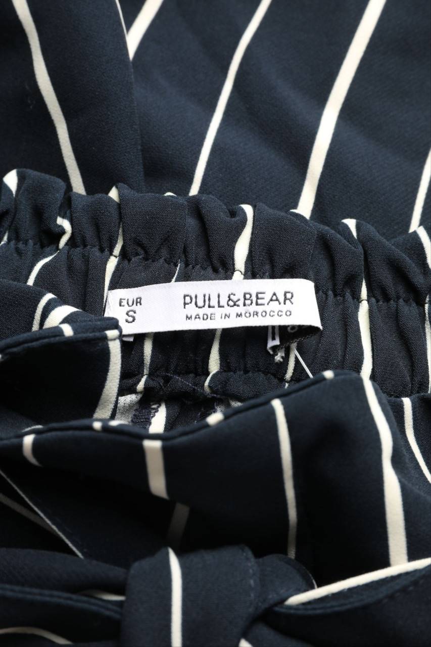 Carou PULL&BEAR Paperbag-Hotpants mit Streifen Super Rabatt