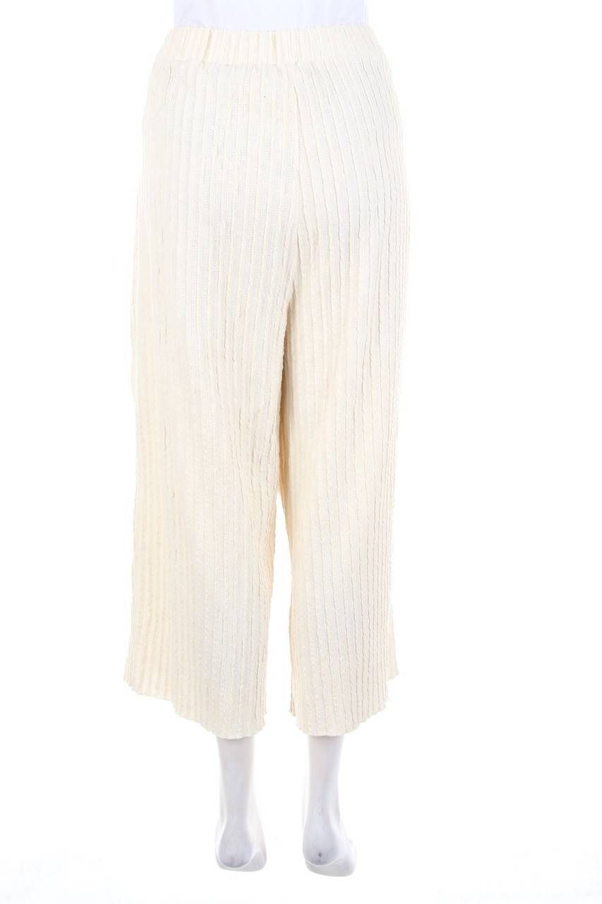 Carou Ohne Label High Waist-Culotte mit Raffungen Riesige Rabatte