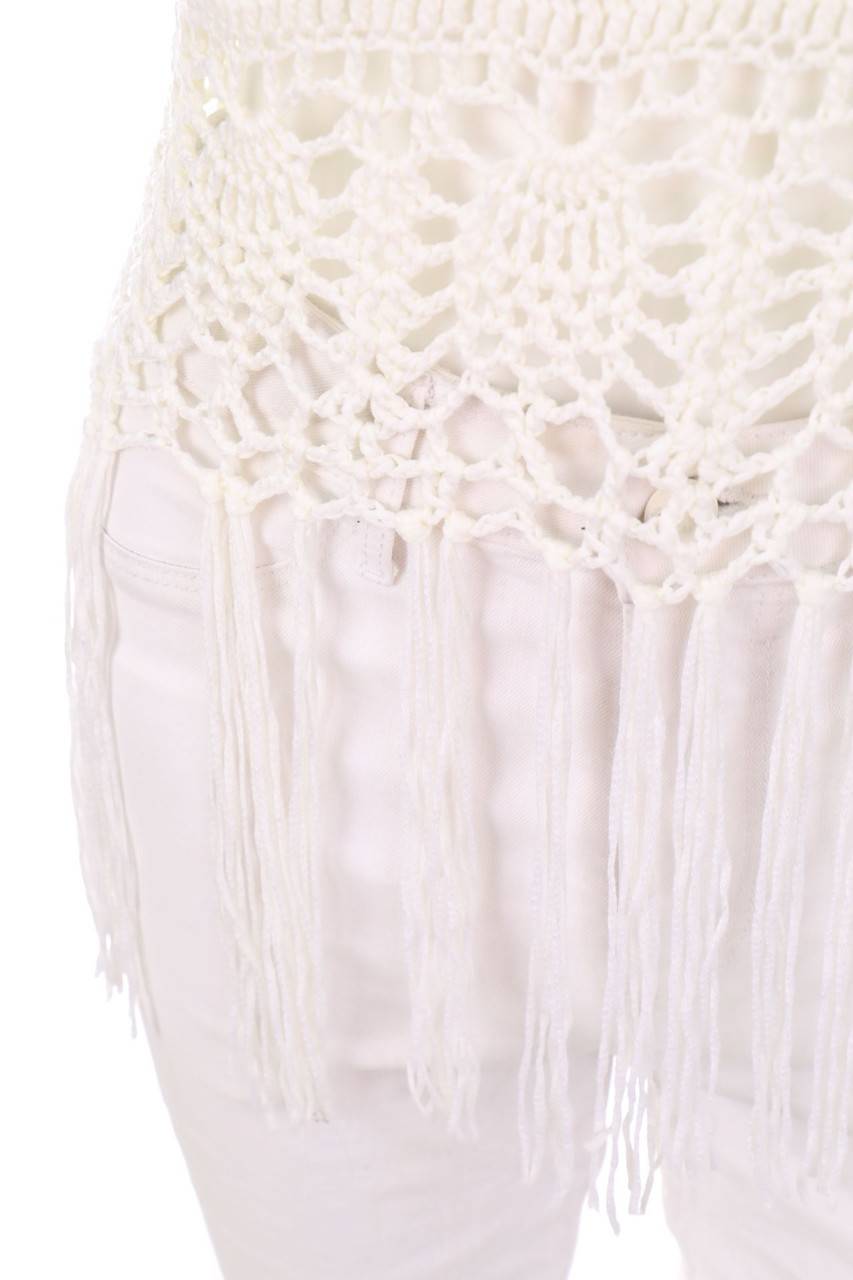 Carou Ohne Label Strick-Top mit Fransen 50% Rabatt mit kostenlosem Versand
