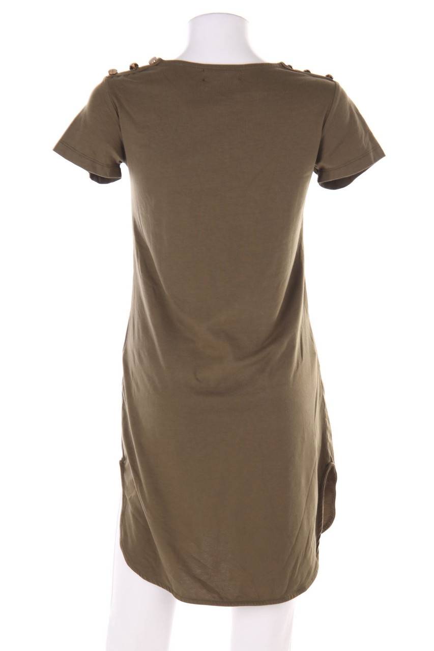 Carou SECONDHAND Shift-Kleid mit Schmuck-Knöpfen Kostenloser Versand international