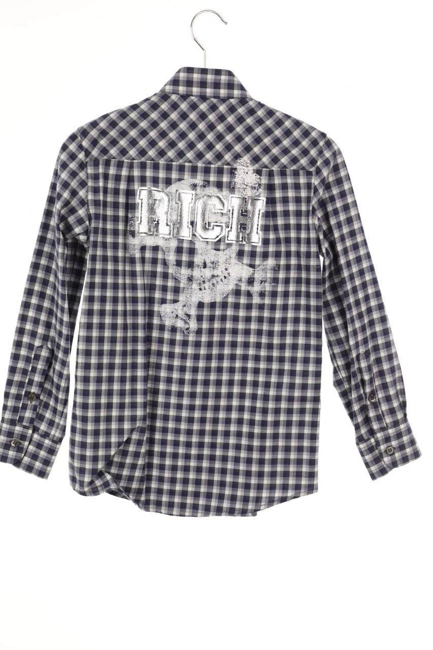 Carou RICHMOND JR Karo-Hemd mit Print Cyber Monday