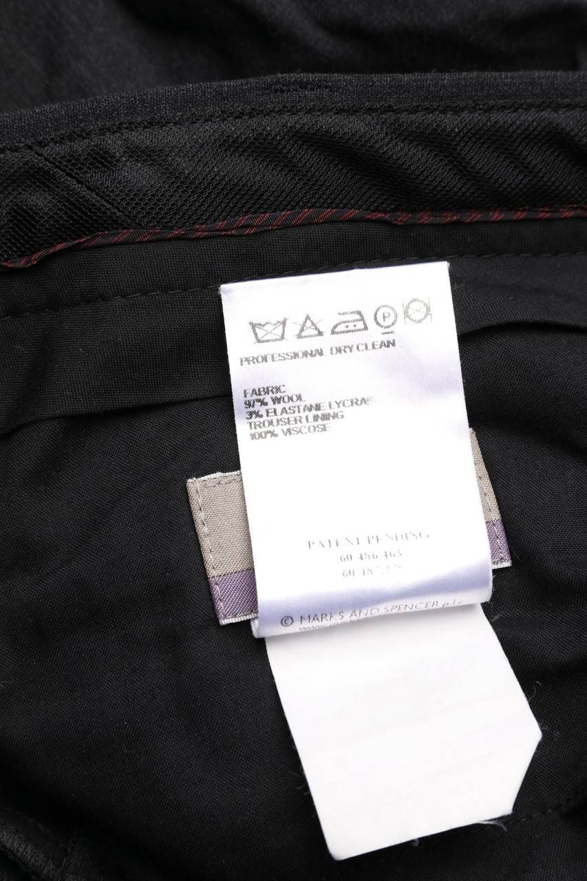 Carou MARKS & SPENCER Bundfalten-Hose aus Woll-Mix Nur noch ein Tag übrig