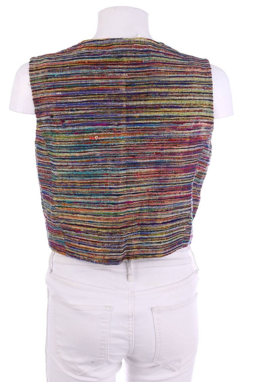 Carou H&M Hennes Vintage-Weste mit Glitzer Kostenloser Versand international
