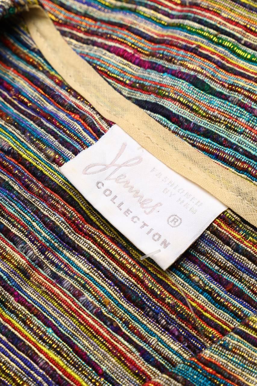 Carou H&M Hennes Vintage-Weste mit Glitzer Kostenloser Versand international
