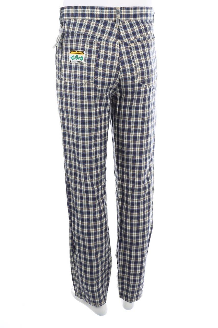 Carou VINTAGE Hose mit Tartan-Muster Im Verkauf