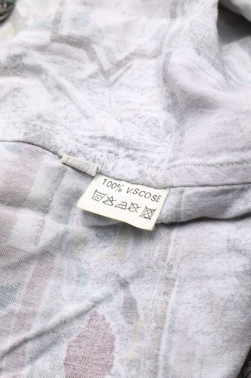 Carou VINTAGE Print-Hemd aus Viskose Online