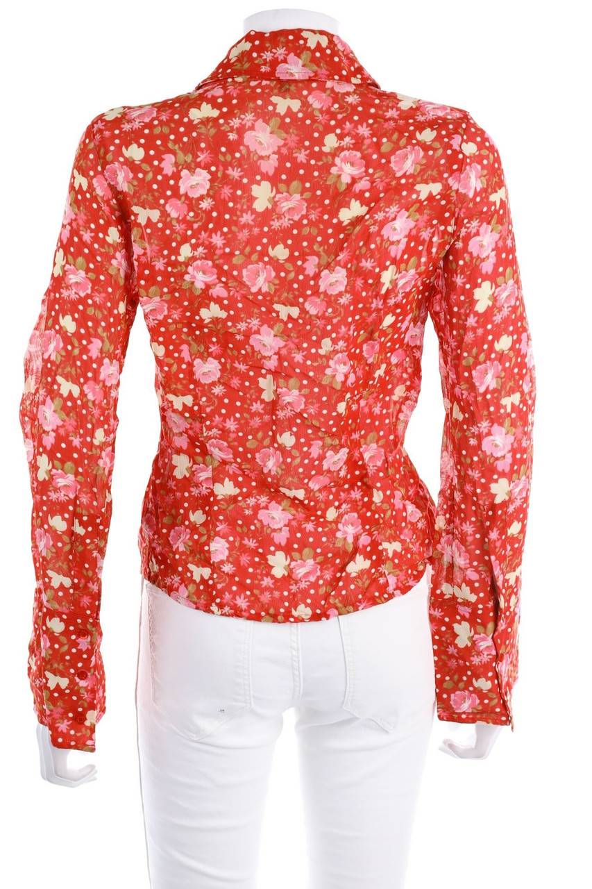 Carou VINTAGE Bluse mit Blumen-Print Schlussverkauf