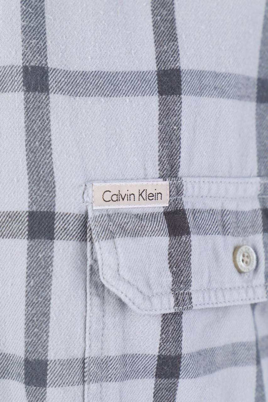 Carou Calvin Klein kariertes Hemd Blitzverkäufe
