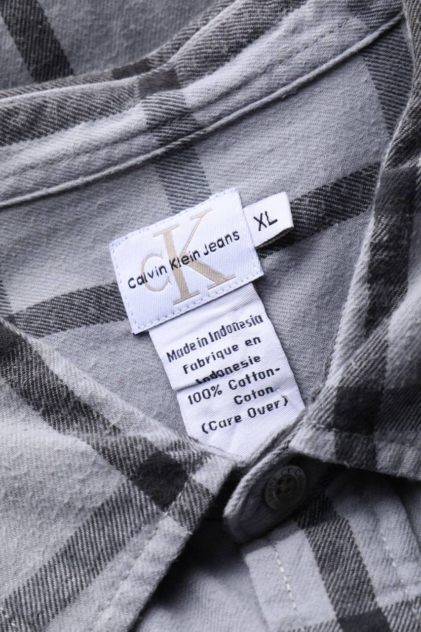 Carou Calvin Klein kariertes Hemd Blitzverkäufe