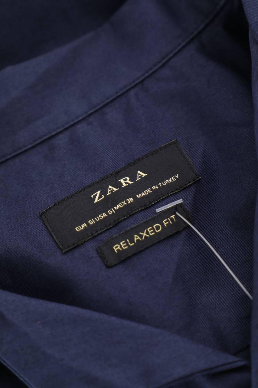 Carou ZARA Kurzarm-Hemd Casual uni Top Angebot