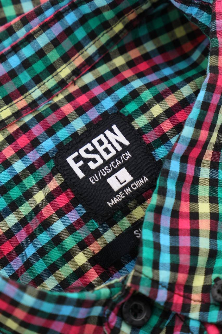 Carou FSBN Kurzarm-Hemd mit Karo-Muster Zeitlich begrenztes Angebot