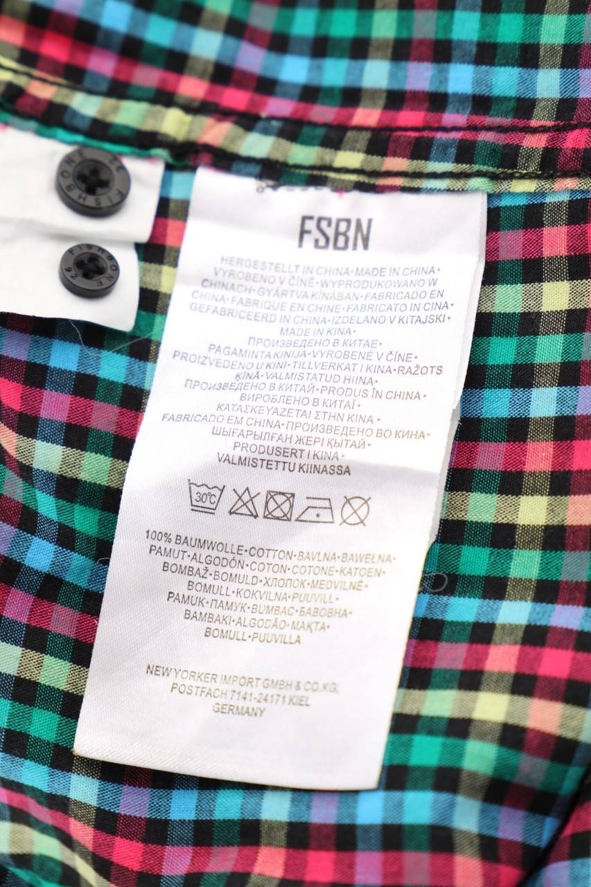 Carou FSBN Kurzarm-Hemd mit Karo-Muster Zeitlich begrenztes Angebot