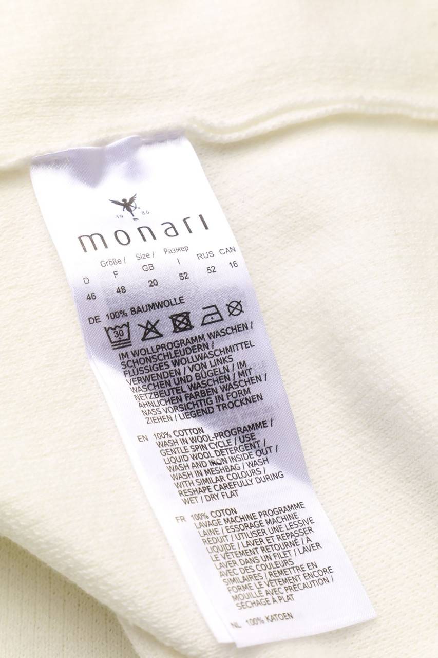 Carou monari Baumwoll-Pullover mit Strass-Steinen Begrenzt auf 3 Tage