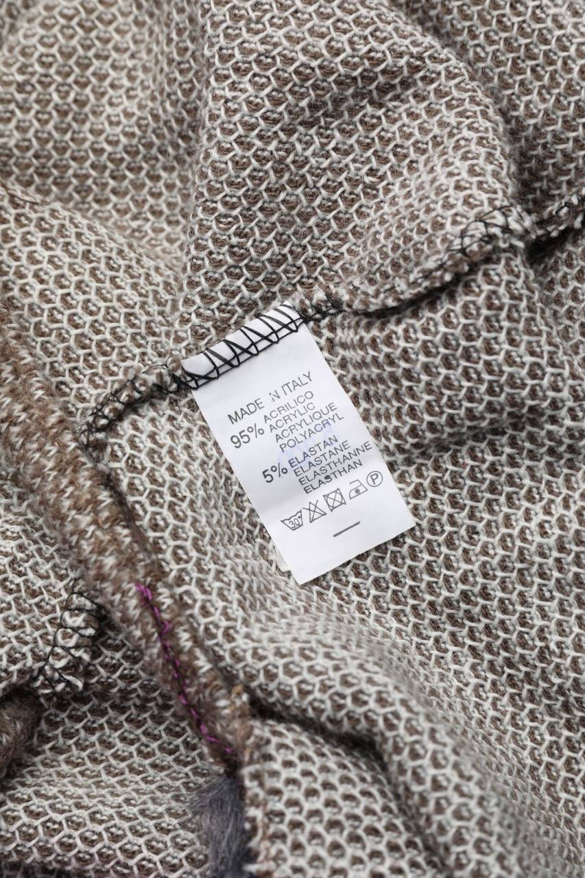 Carou Ohne Label Wickel-Cardigan mit Fake Fur-Besatz Online