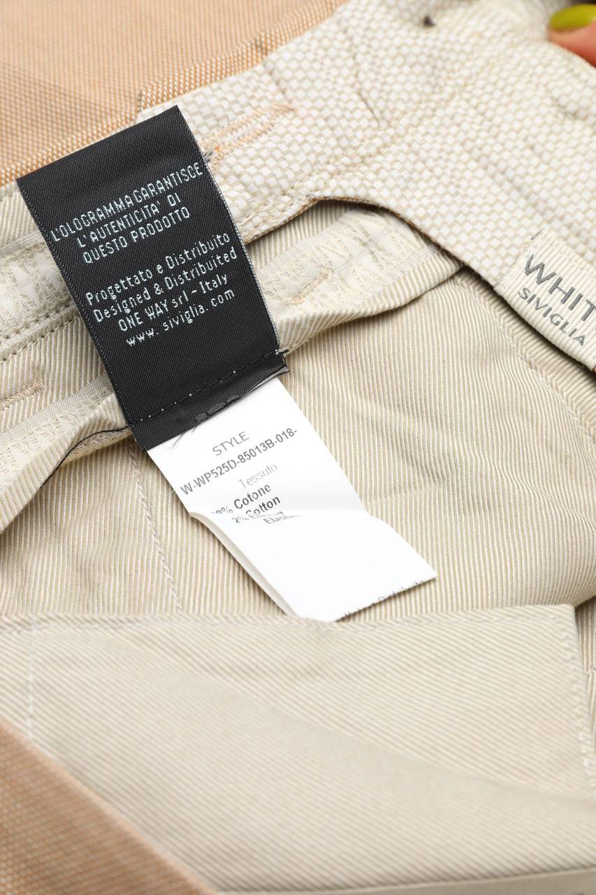 Carou WHITE SIVIGLIA Chino-Hose aus Baumwoll-Mix Flash Sale