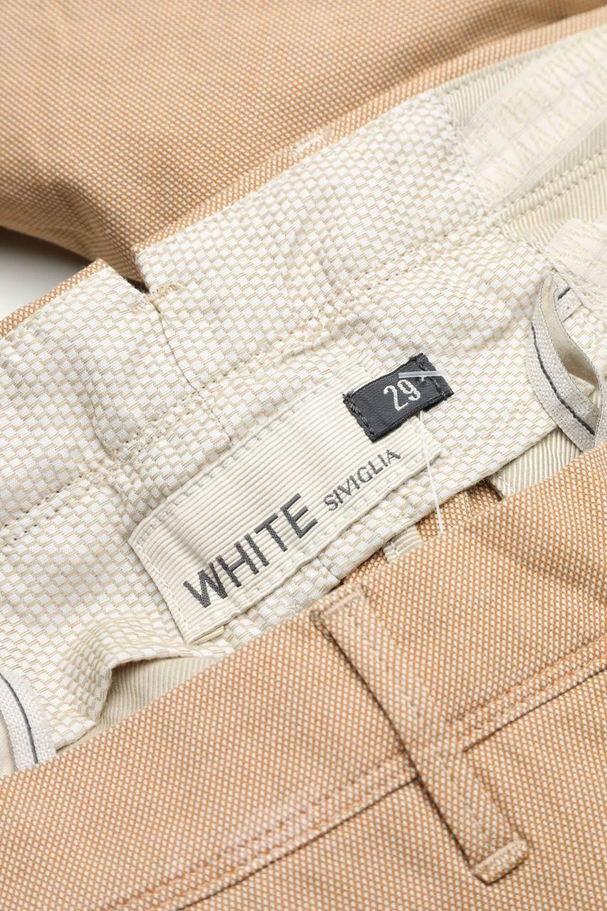 Carou WHITE SIVIGLIA Chino-Hose aus Baumwoll-Mix Flash Sale
