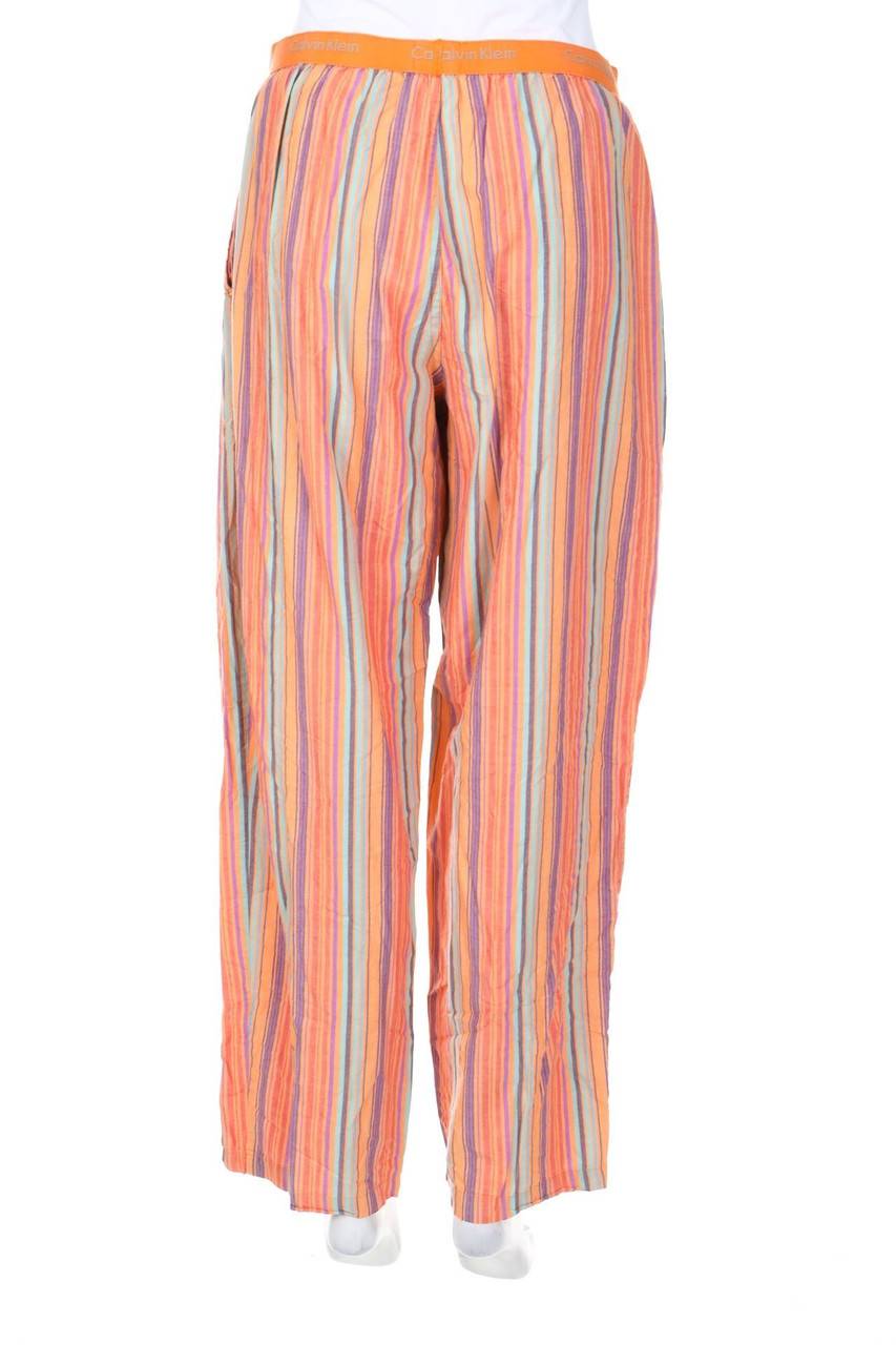 Carou Calvin Klein Streifen-Hose mit Logo-Print Blitzangebot