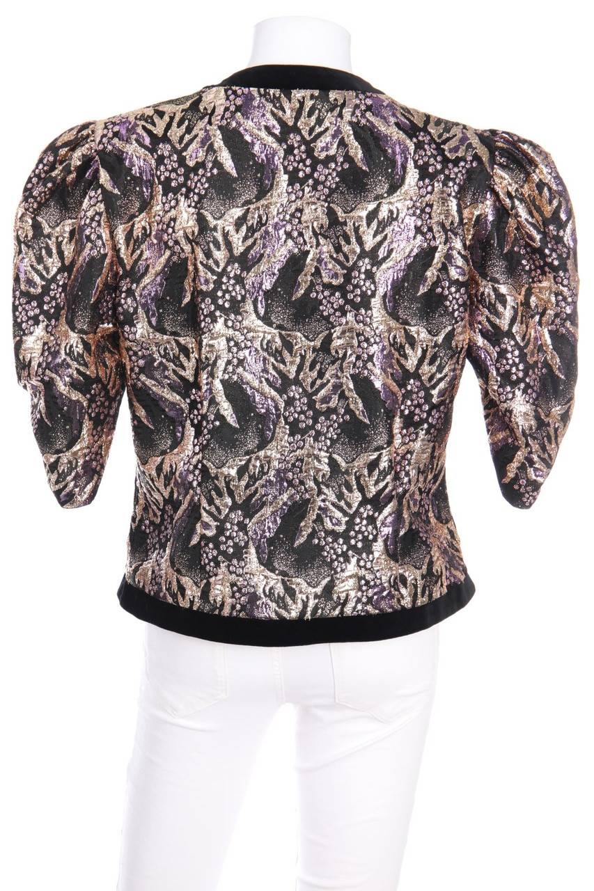 Carou HERMANN LANGE COLLECTION Jacke mit Metallic-Effekt mit Schmuck-Knöpfen Wochenangebot