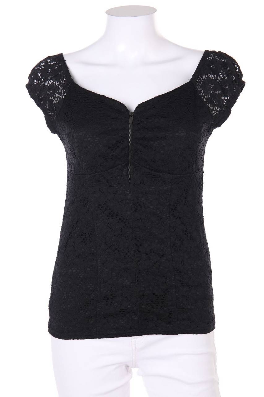 Carou NO EXCUSE Bluse aus Spitze mit Reißverschluss Letzte 3 Tage