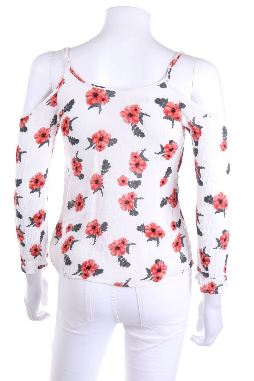 Carou RAINBOW Cold-Shoulder-Bluse mit floralem Muster JETZT KAUFEN