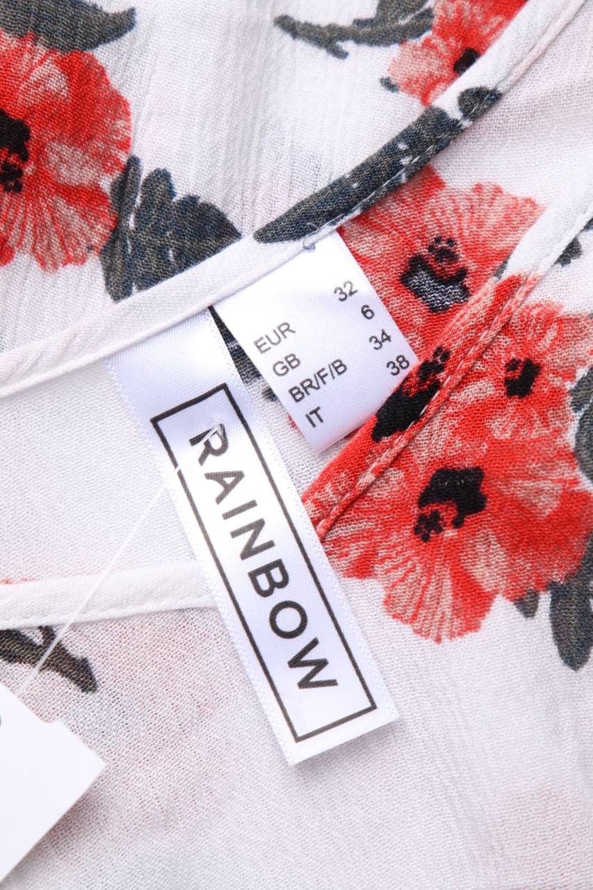 Carou RAINBOW Cold-Shoulder-Bluse mit floralem Muster JETZT KAUFEN