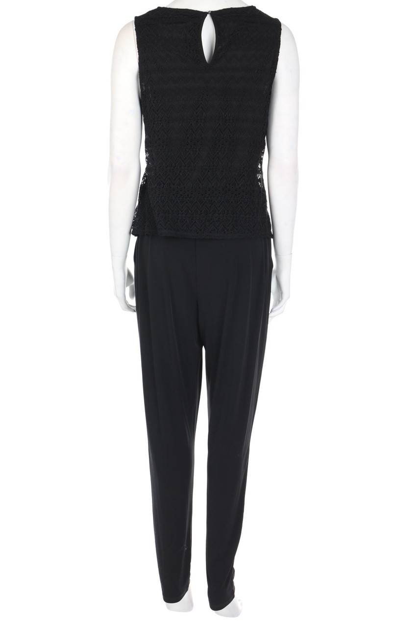 Carou comma Jumpsuit im Layer Look mit Spitze 2025