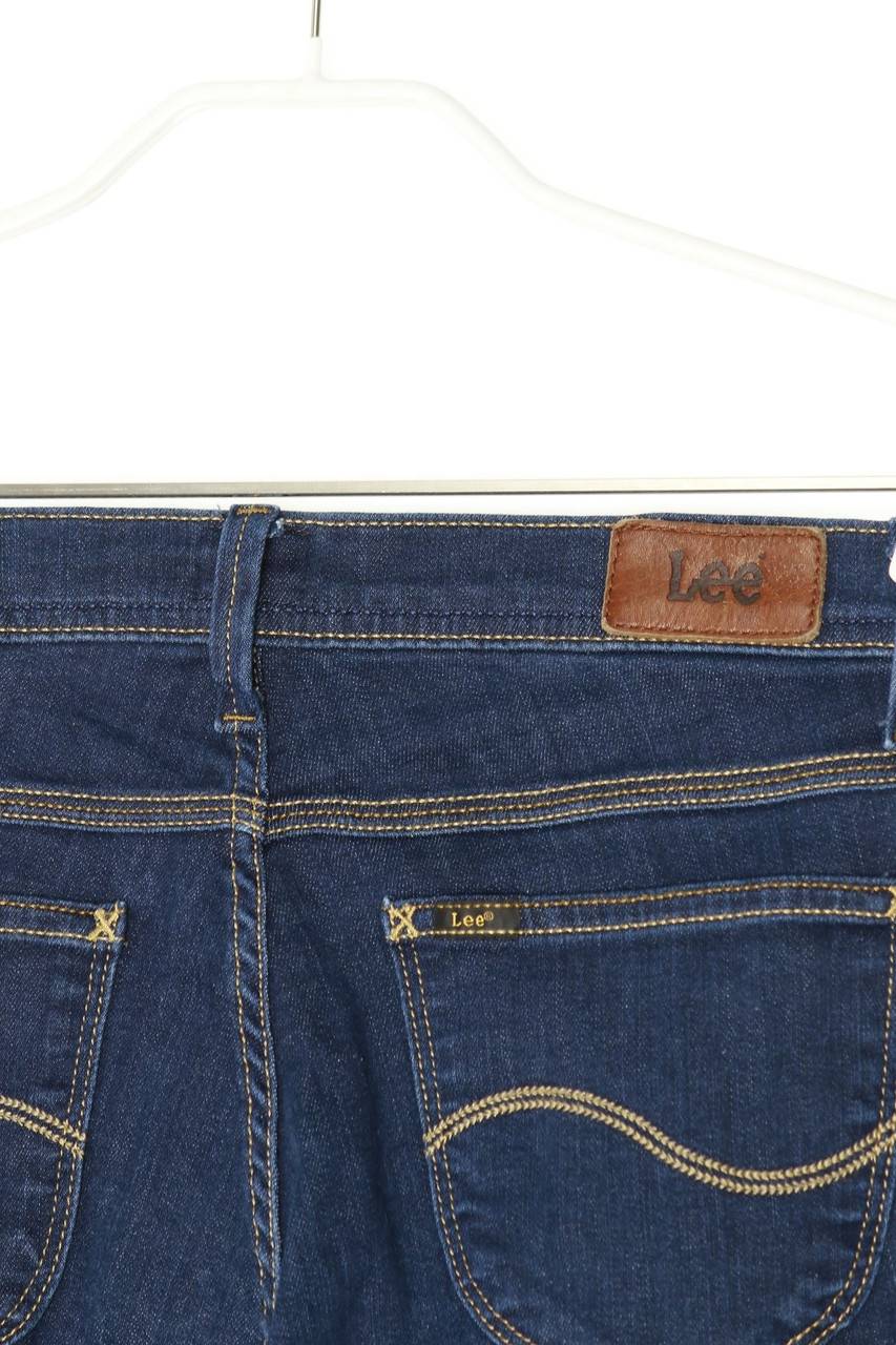 Carou Lee Straight Cut Jeans mit Logo-Patch Verkauf