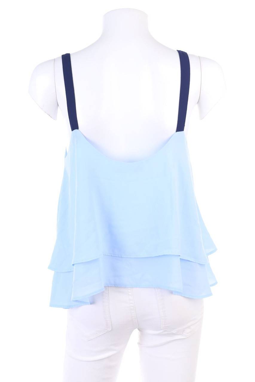 Carou PULL&BEAR Top in A-Linie im Layer Look mit tiefem Ausschnitt Blitzverkäufe