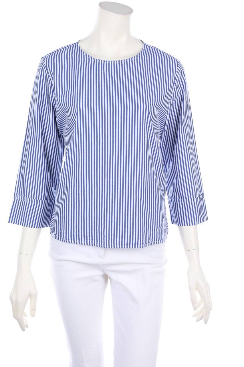 Carou OPUS Streifen-Bluse mit 3/4-Ärmel Fabrik Onlineshop