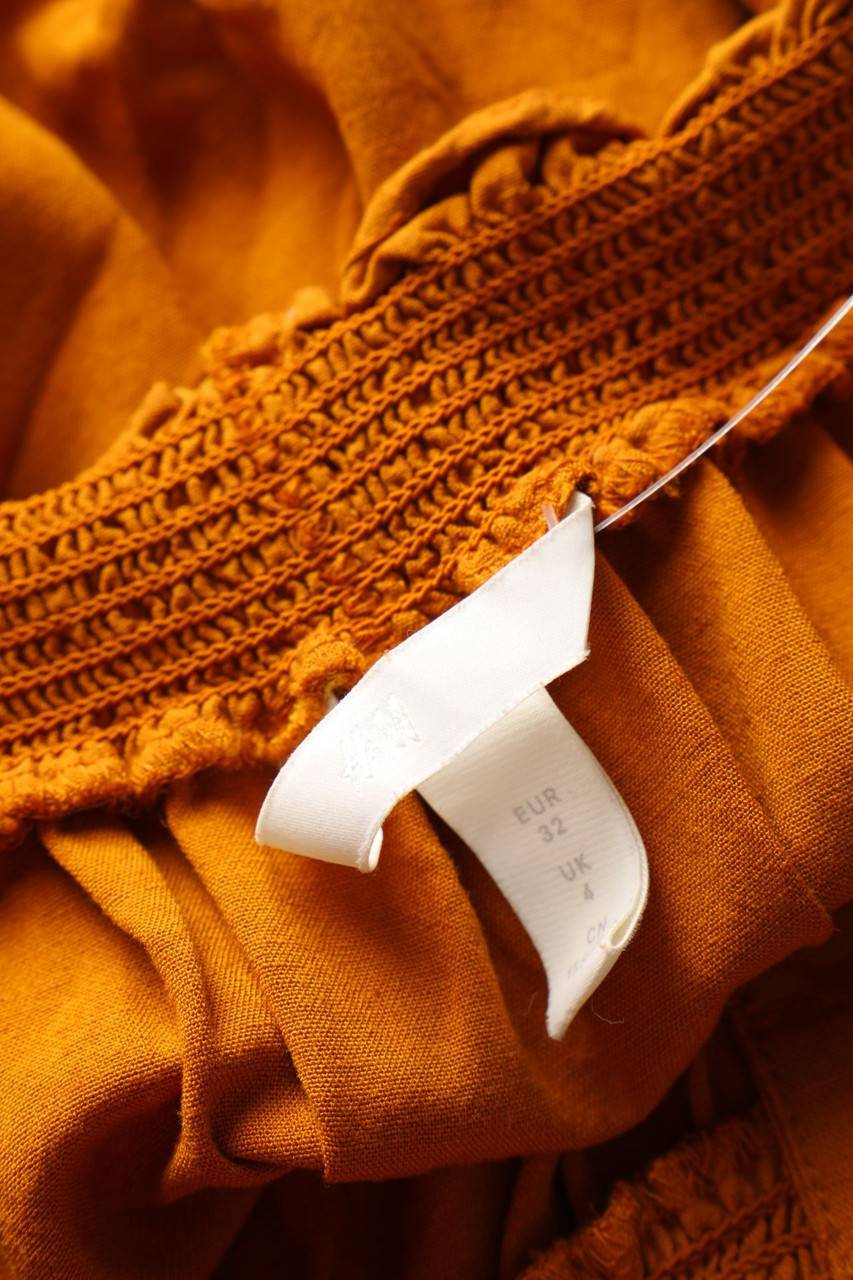 Carou H&M Carmen-Kurzarm-Bluse mit Rüschen Weihnachtsangebot