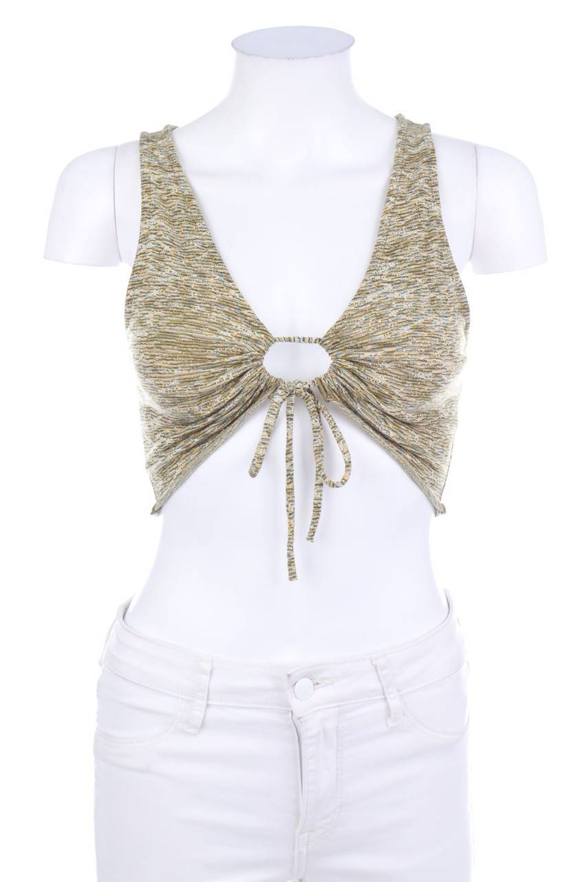 Carou PULL&BEAR Crop-Top zum Knoten Jubiläumsangebot