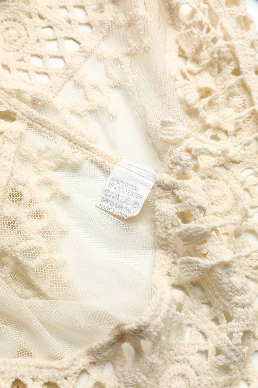 Carou Ohne Label Tunika-Bluse aus Spitze mit Fransen Neueste Mode