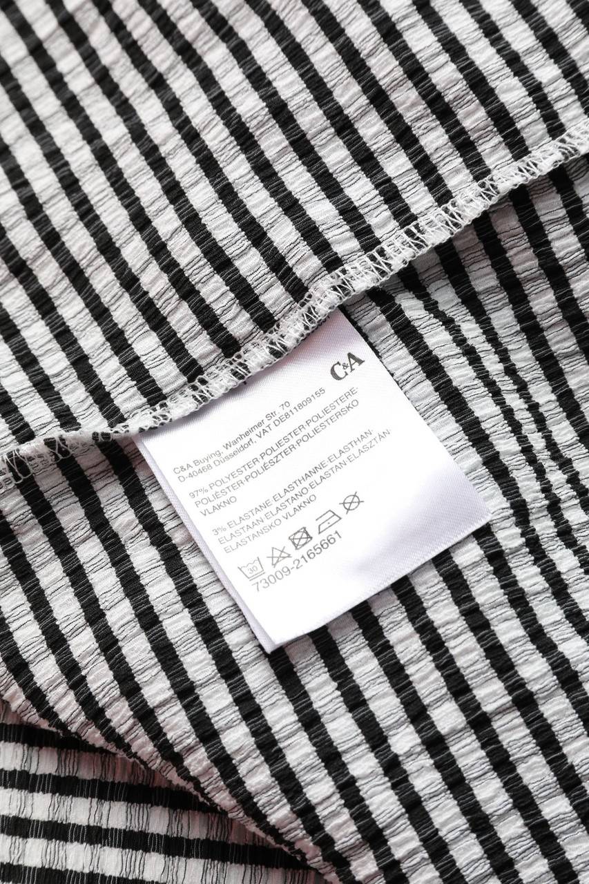 Carou C&A Kurzarm-Bluse mit Karo-Muster Online Outlet