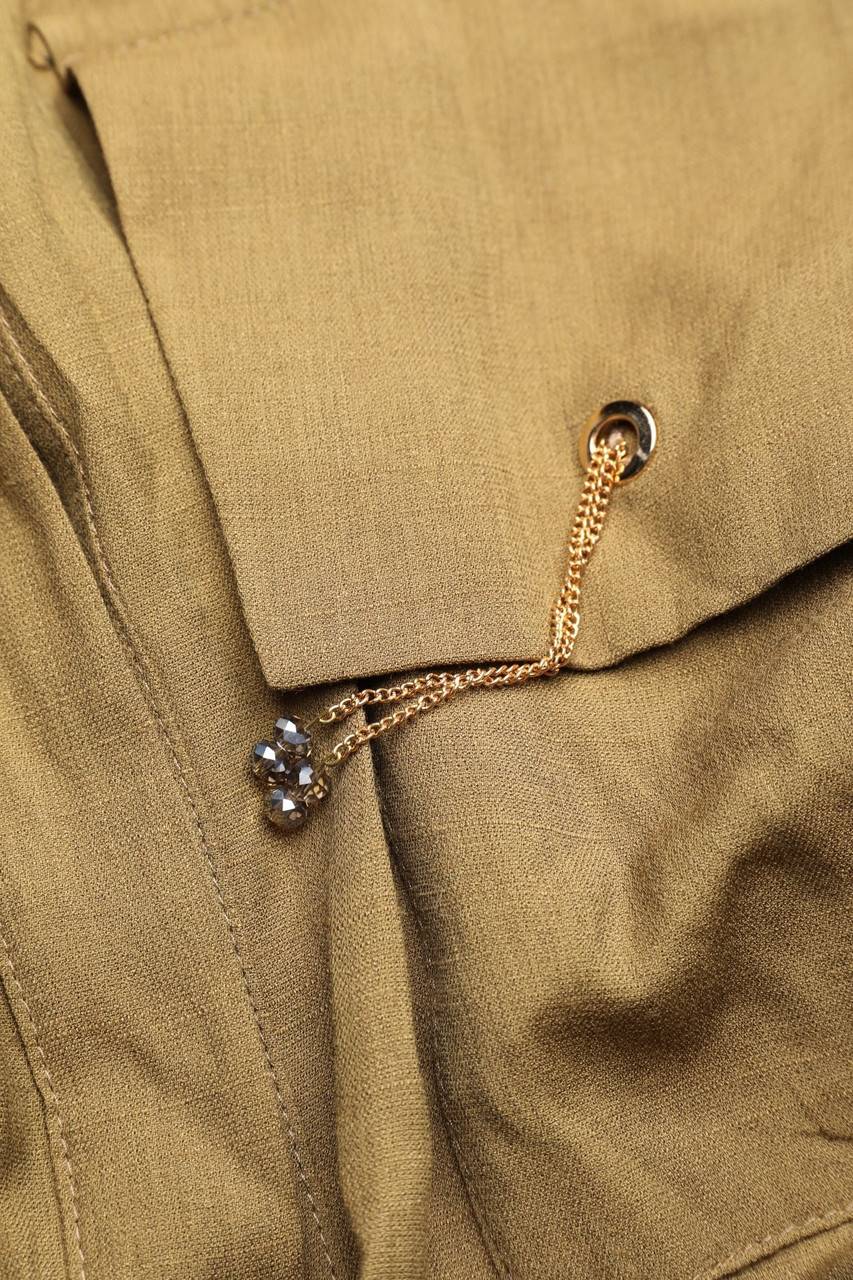 Carou Ohne Label Midikleid mit Applikationen Sonderangebote