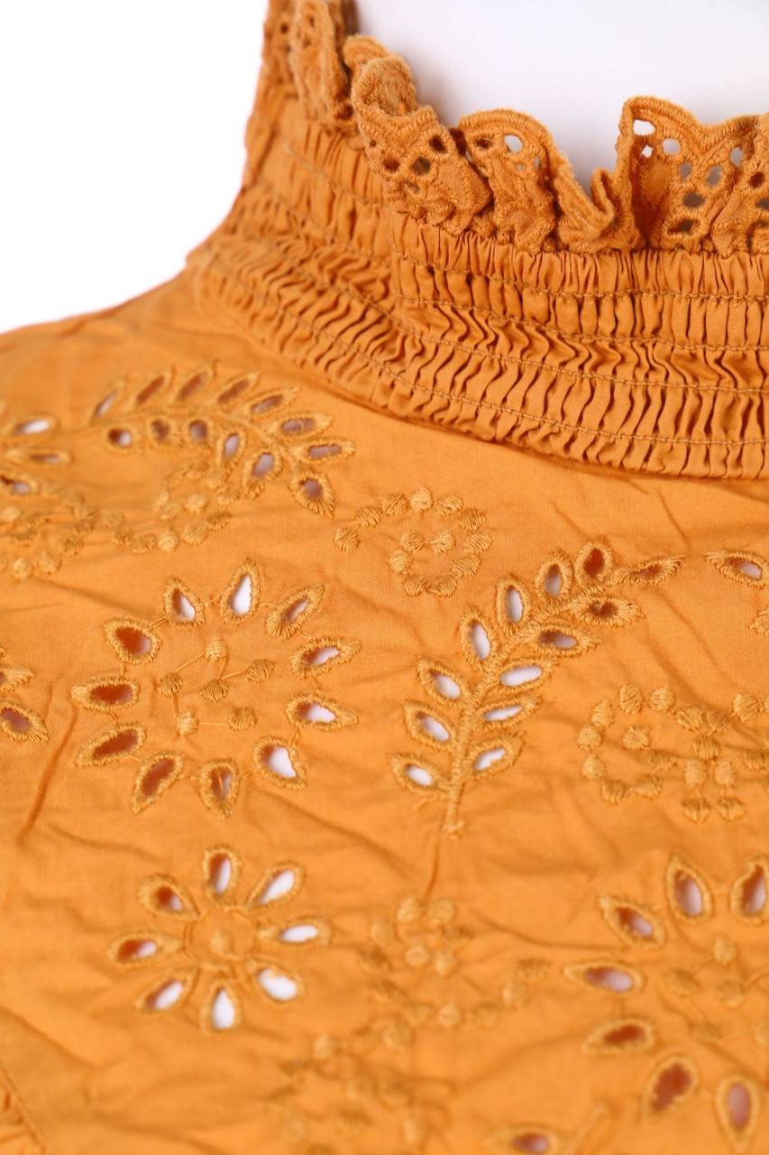 Carou H&M Boho-Bluse mit Lochspitze Super Sparpreis