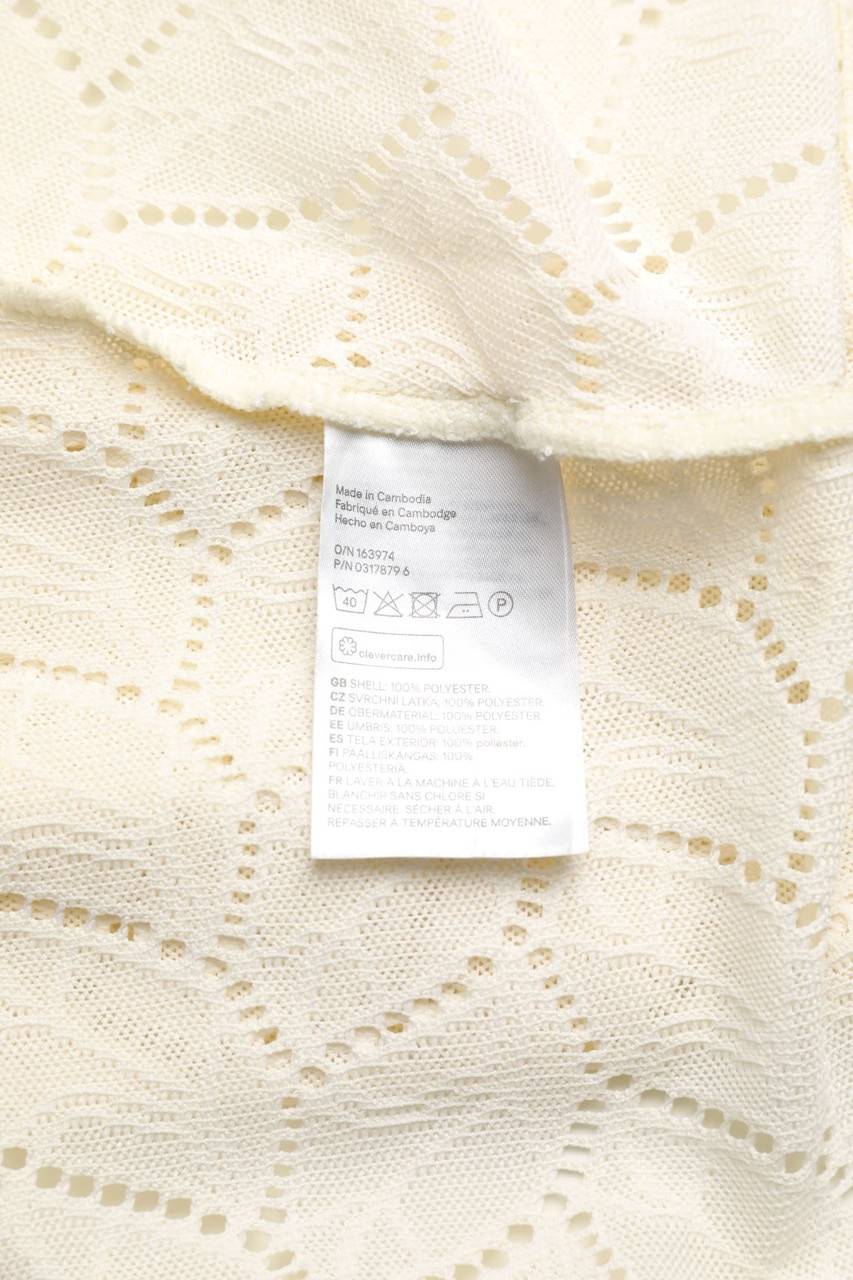 Carou H&M Oversize-Cardigan aus Lochstrick mit Muster Letzter Tag
