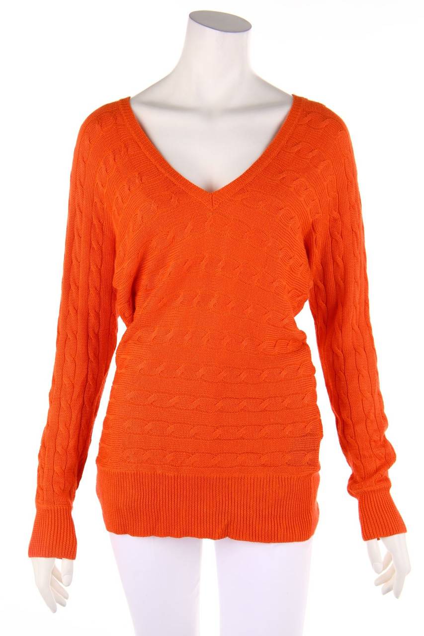 Carou LAUREN RALPH LAUREN Strick-Pullover aus Baumwoll-Mix mit Zopf-Muster Im Verkauf