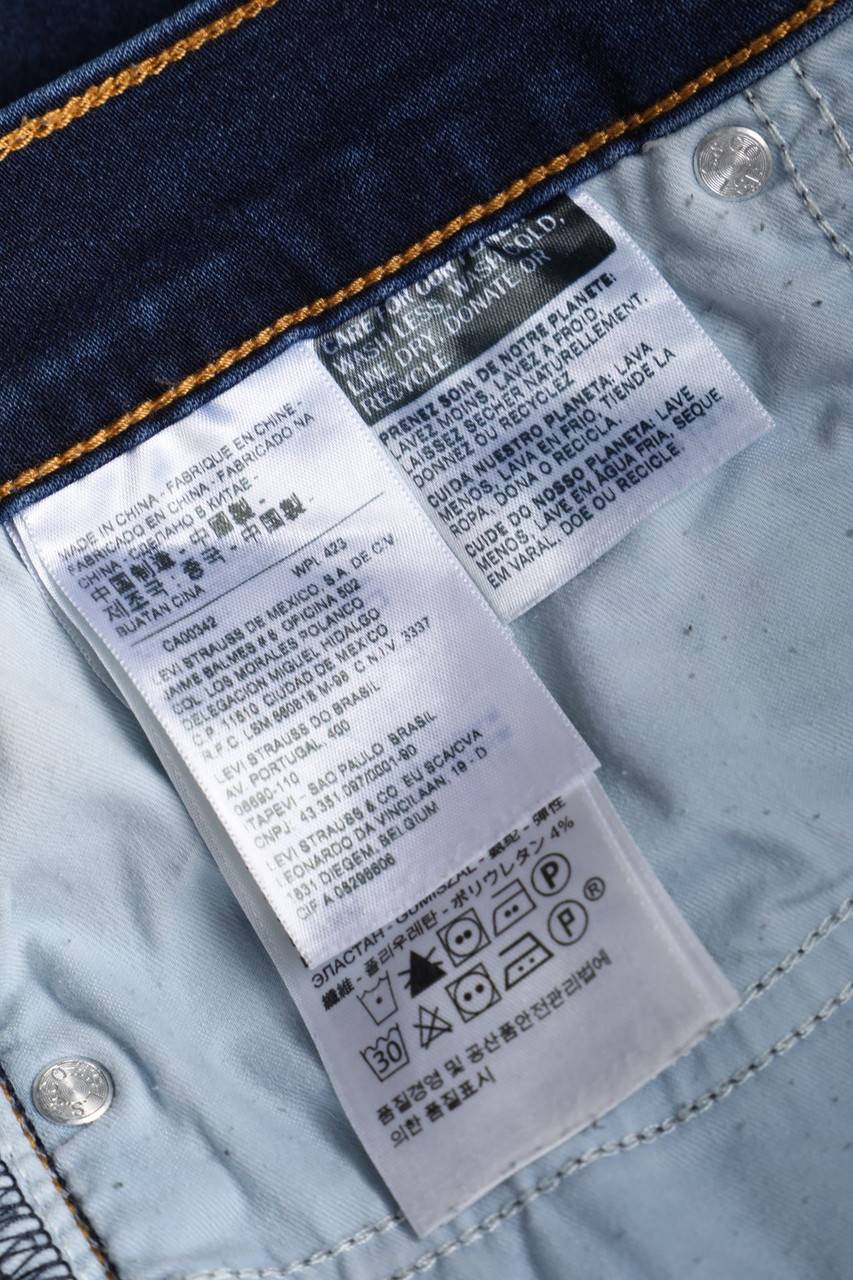 Carou LEVI´S Used Look Straight Cut Jeans mit Logo-Patch Rabatte dieses Monats