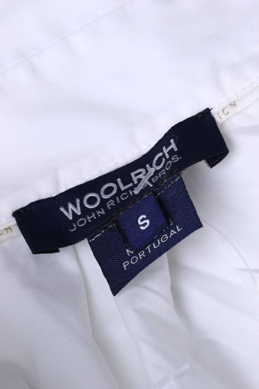 Carou WOOLRICH Tunika-Bluse mit Logo-Plakette Auslauf