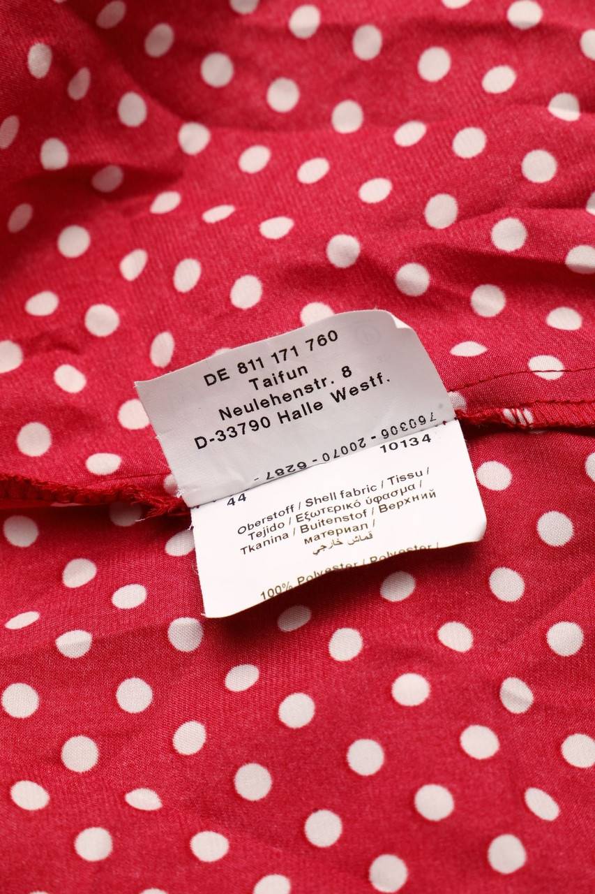 Carou TAIFUN Kurzarm-Bluse mit Polka Dots Limitierter Zeitrabatt