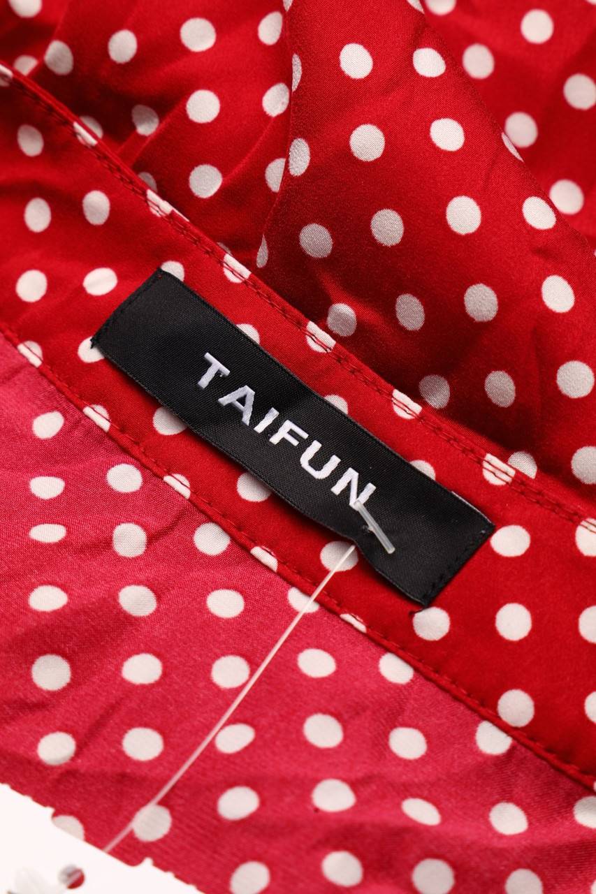 Carou TAIFUN Kurzarm-Bluse mit Polka Dots Limitierter Zeitrabatt